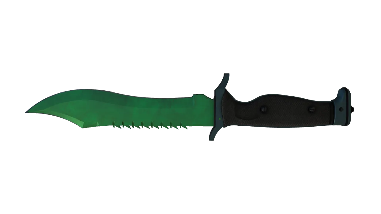 Bowie Knife | Gamma Doppler (Emerald) seed #668, back
