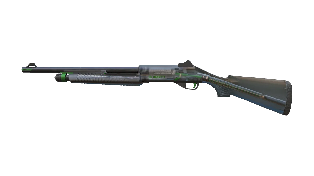 Nova | Clear Polymer (Factory New) — Dust II light, front