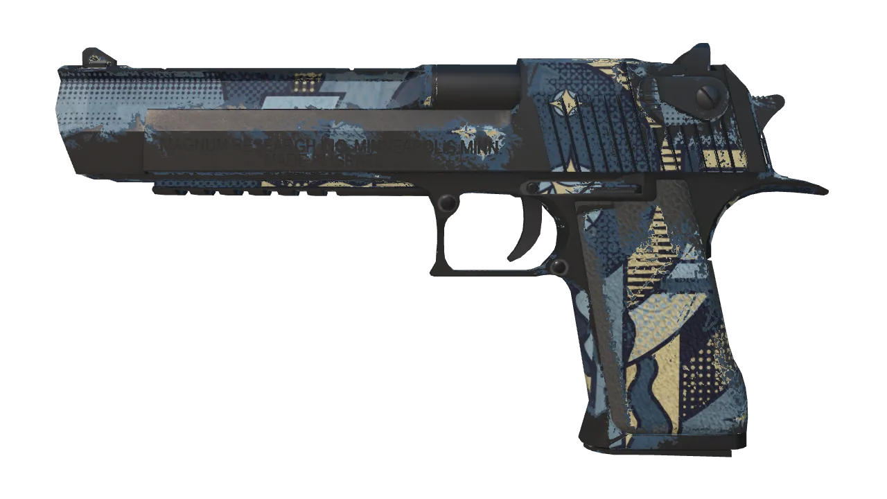 Desert Eagle | Sputnik (Battle-Scarred) — Dust II light, front