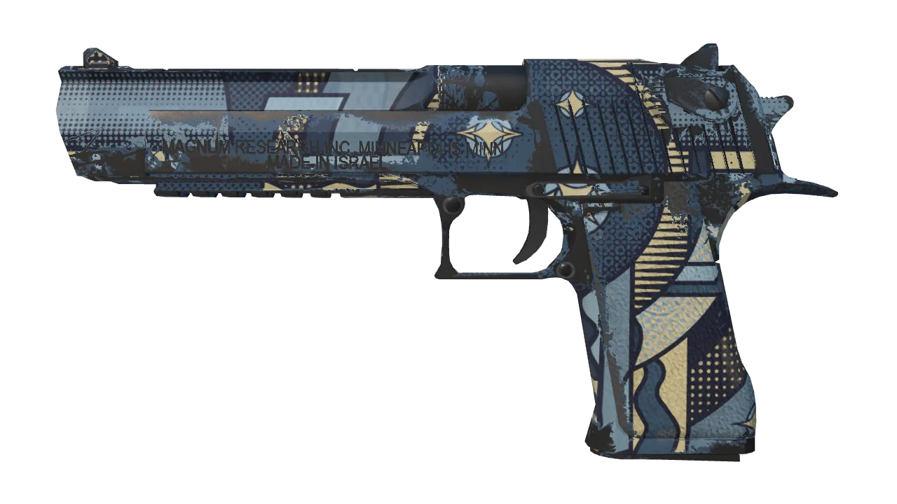 Desert Eagle | Sputnik (Field-Tested) — Dust II light, front