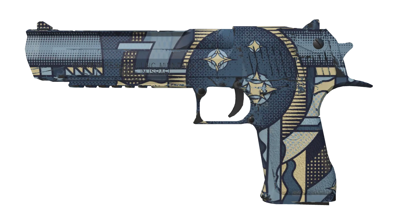 Desert Eagle | Sputnik (Minimal Wear) — Dust II light, front