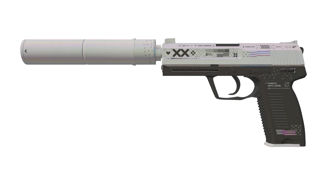 USP-S | Printstream (Field-Tested) — Dust II light, front