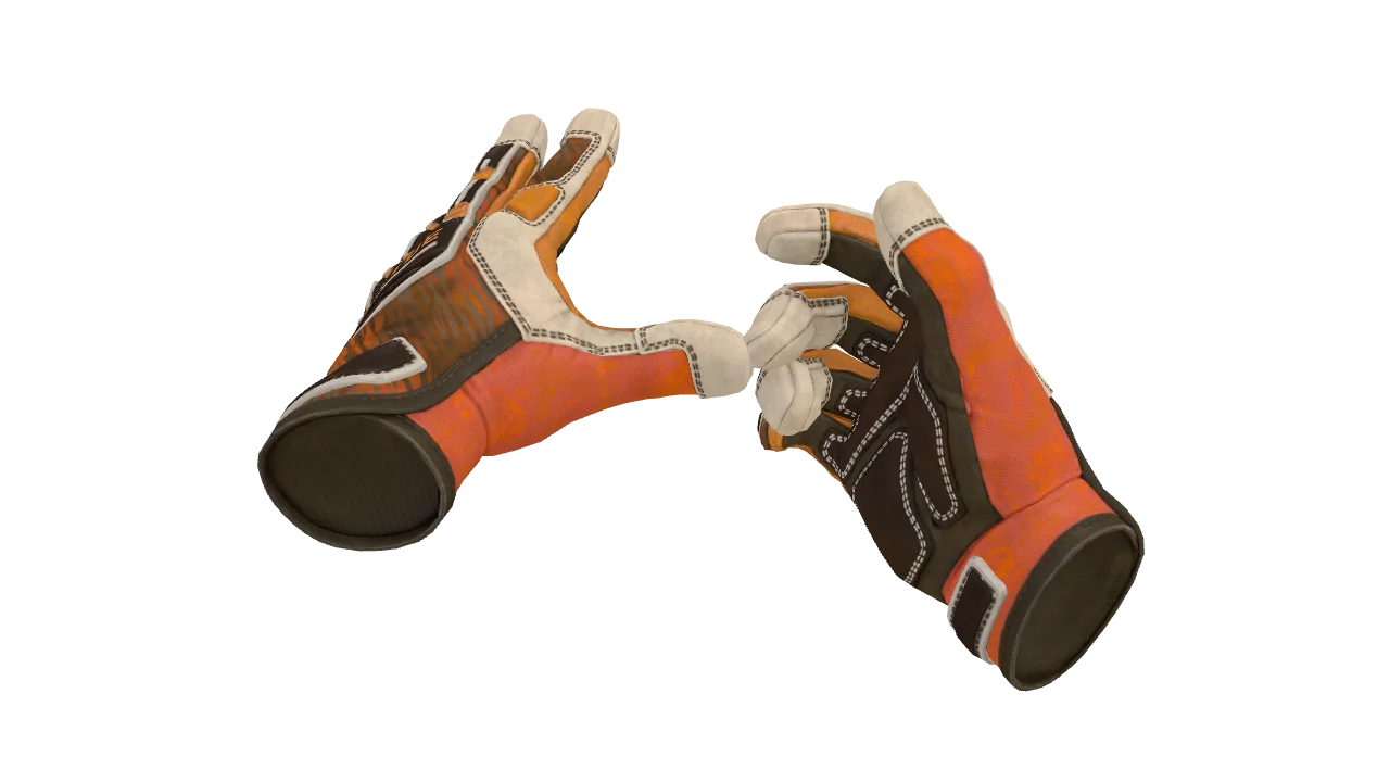 ★ Specialist Gloves | Tiger Strike (Factory New) — Dust II light, front