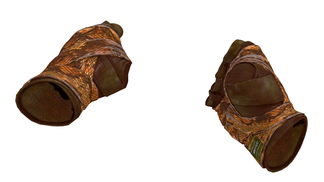 ★ Hand Wraps | Constrictor (Well-Worn) — Dust II light, front