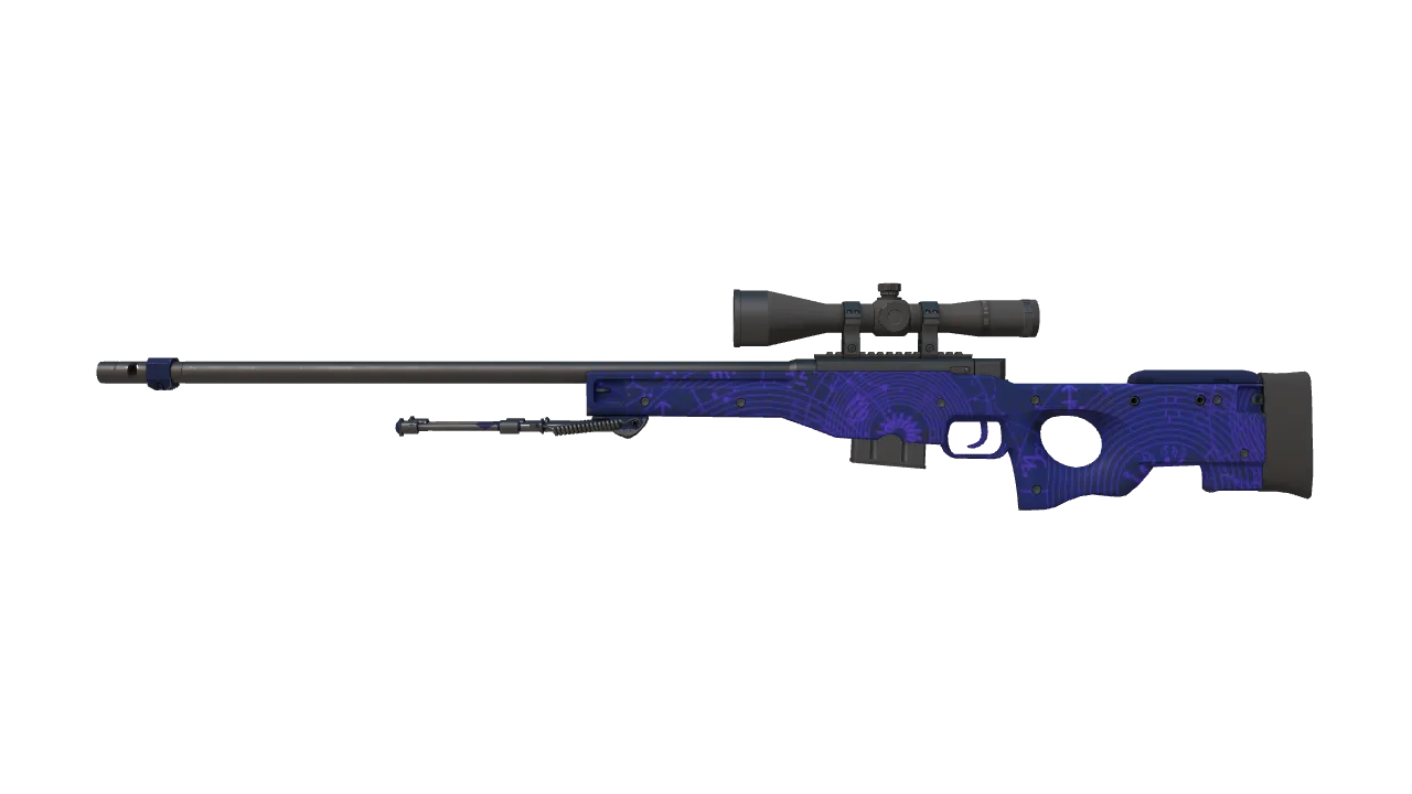 Souvenir AWP | Sun in Leo (Factory New) — Dust II light, front