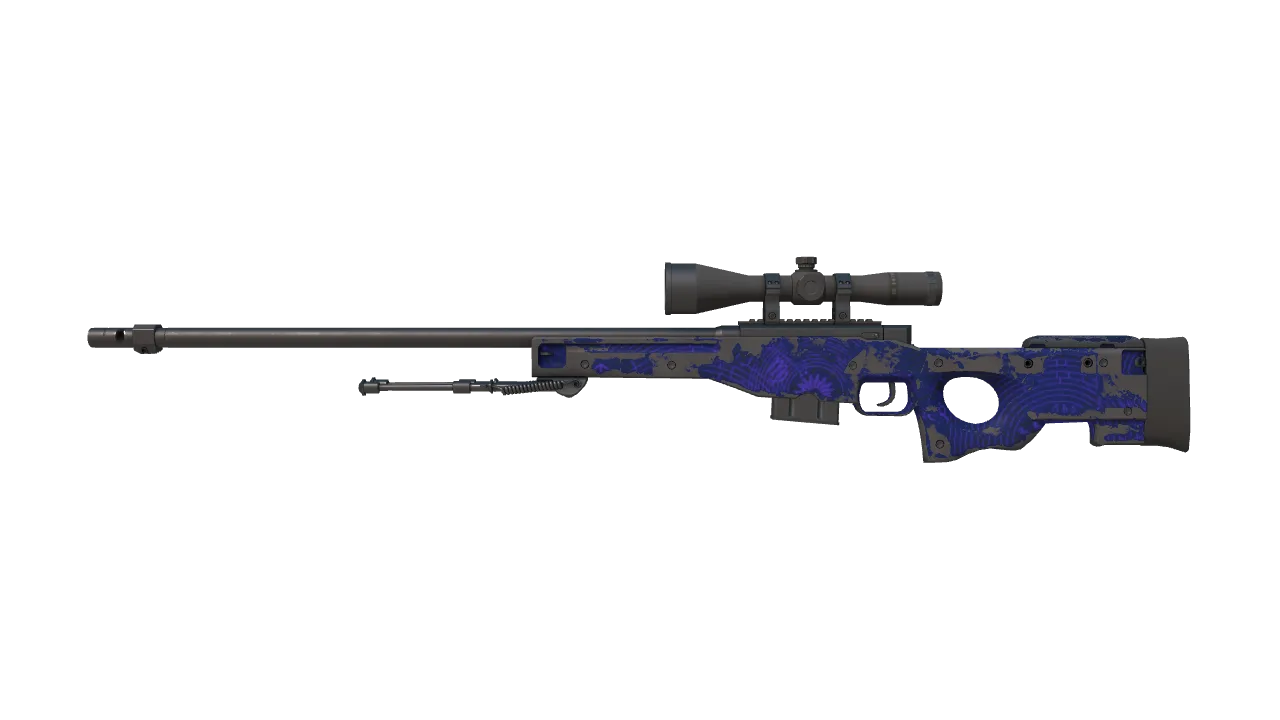 Souvenir AWP | Sun in Leo (Well-Worn) — Dust II light, front