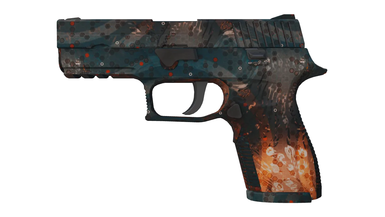 P250 | Supernova (Factory New) — Dust II light, front
