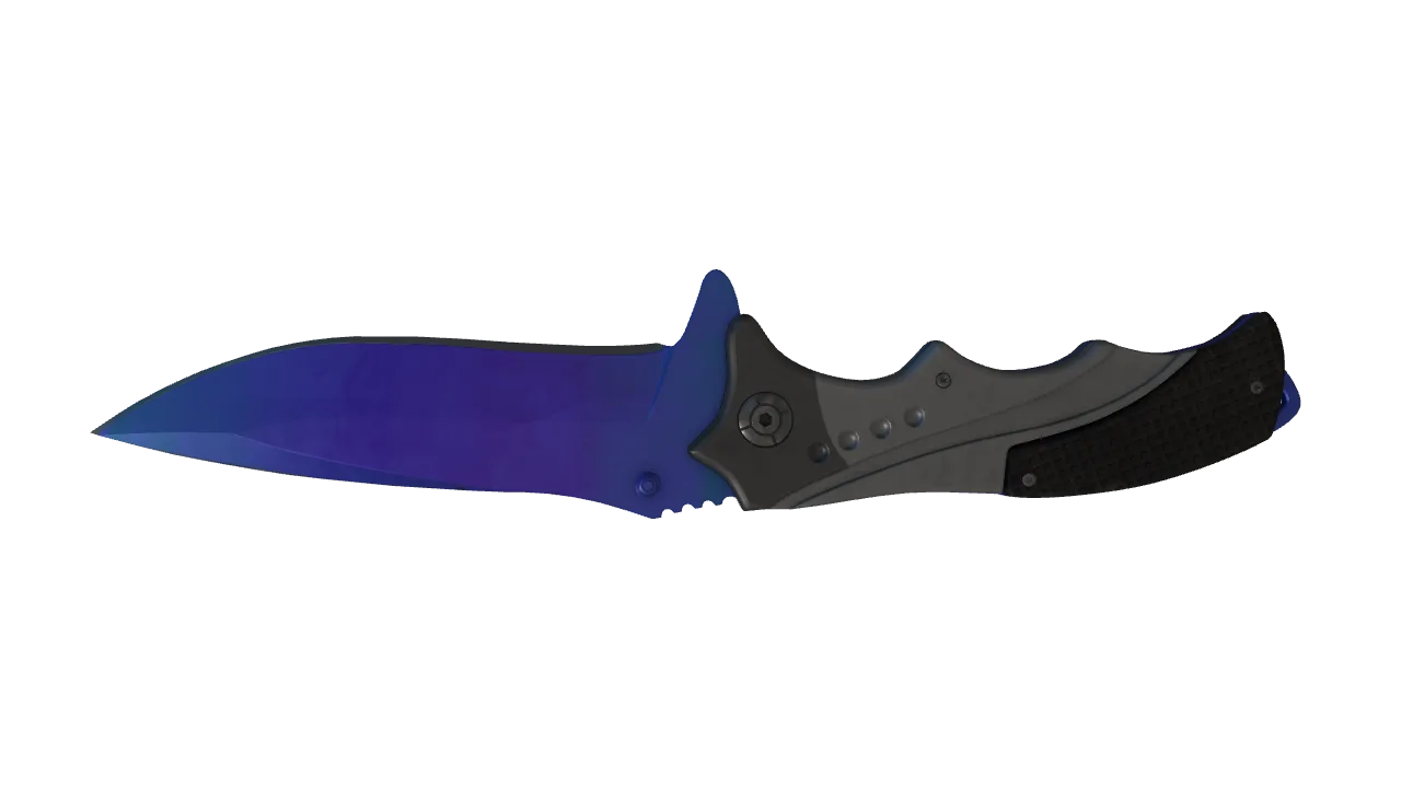 Nomad Knife | Doppler (Sapphire) seed #1, back