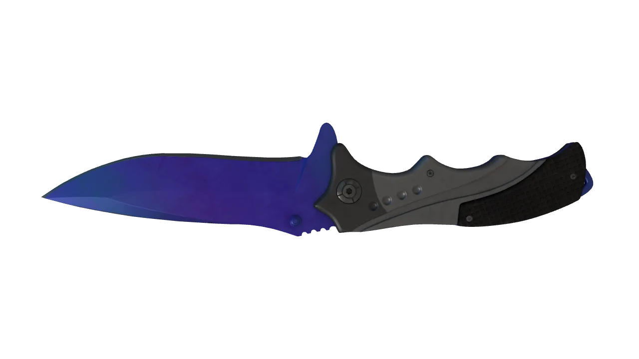 Nomad Knife | Doppler (Sapphire) seed #10, back