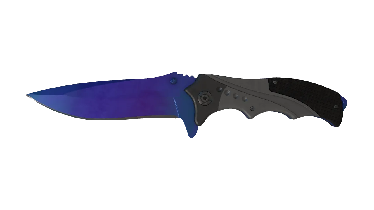 Nomad Knife | Doppler (Sapphire) seed #113, front