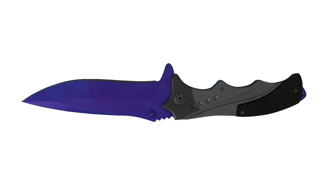 Nomad Knife | Doppler (Sapphire) seed #147, back
