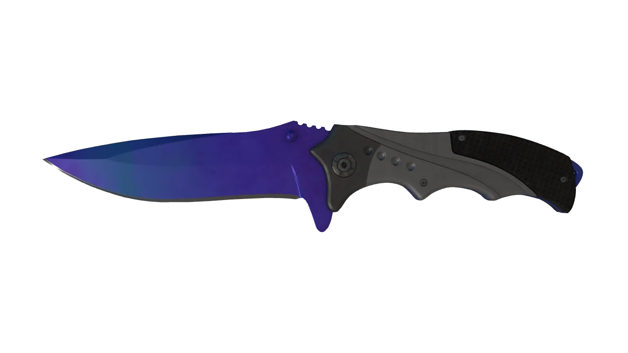 Nomad Knife | Doppler (Sapphire) seed #148, front