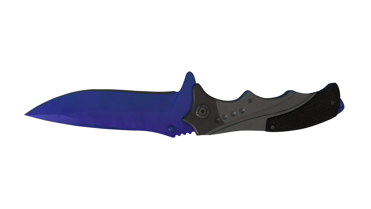 Nomad Knife | Doppler (Sapphire) seed #158, back