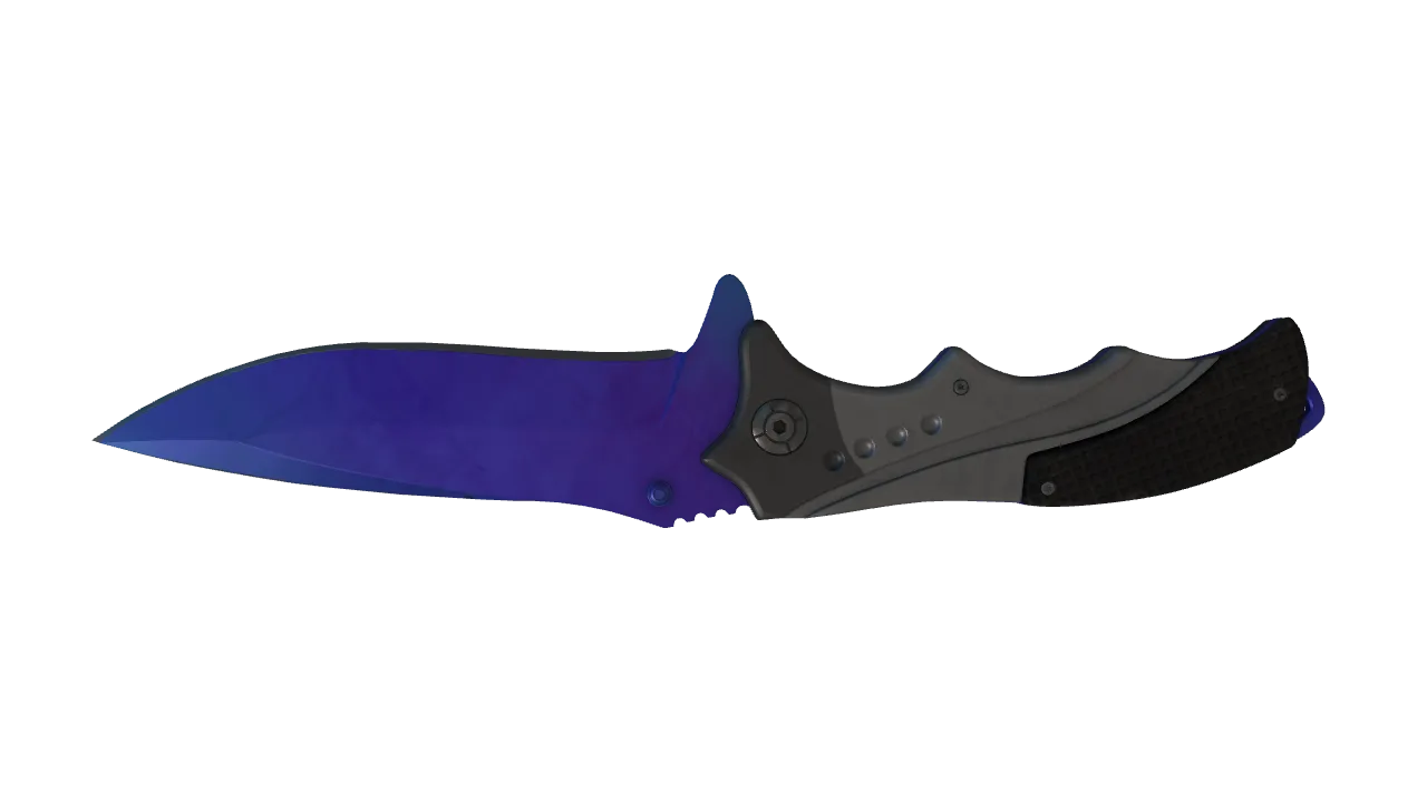 Nomad Knife | Doppler (Sapphire) seed #165, back
