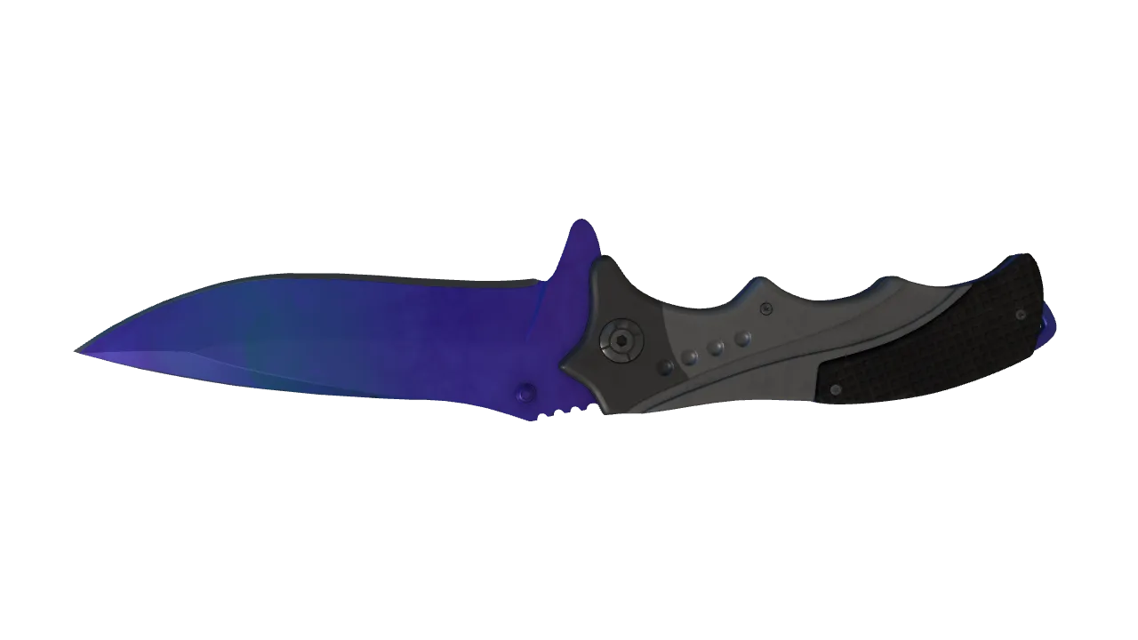 Nomad Knife | Doppler (Sapphire) seed #170, back