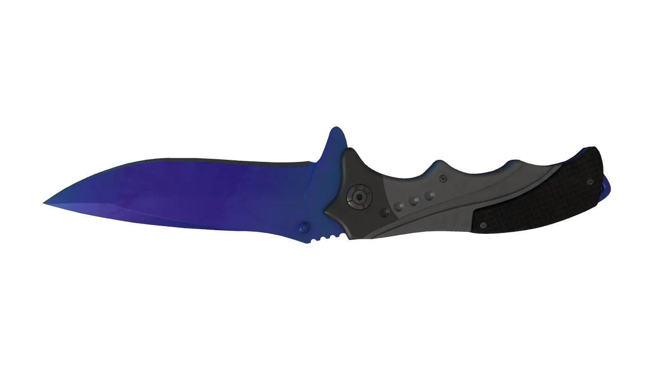 Nomad Knife | Doppler (Sapphire) seed #176, back