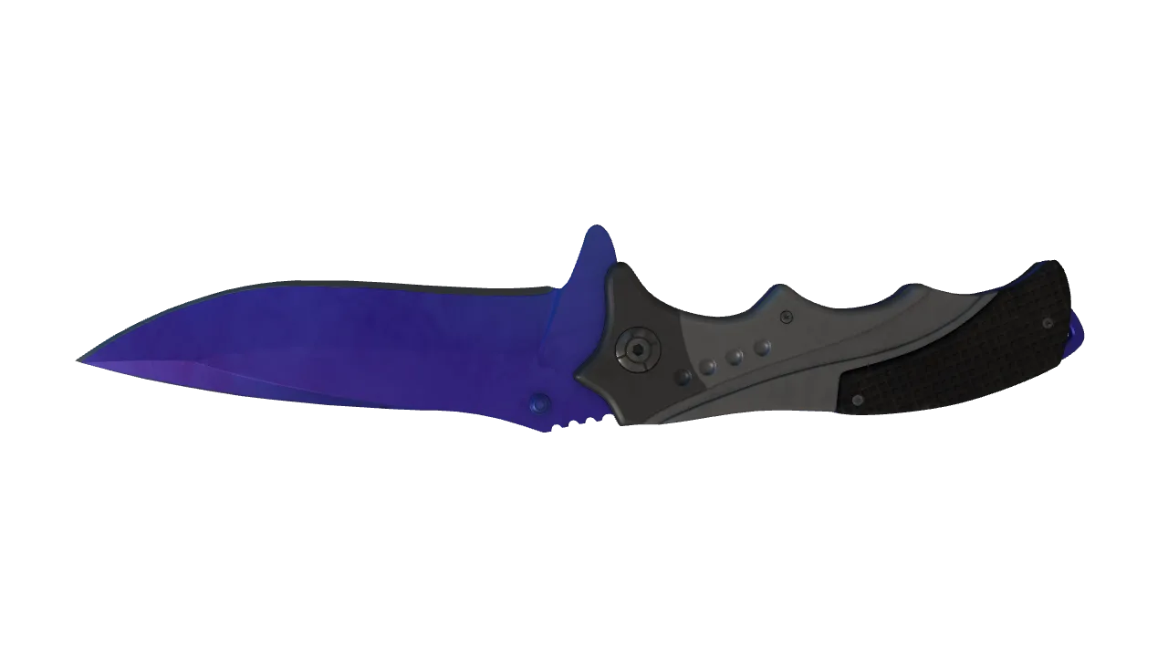 Nomad Knife | Doppler (Sapphire) seed #199, back