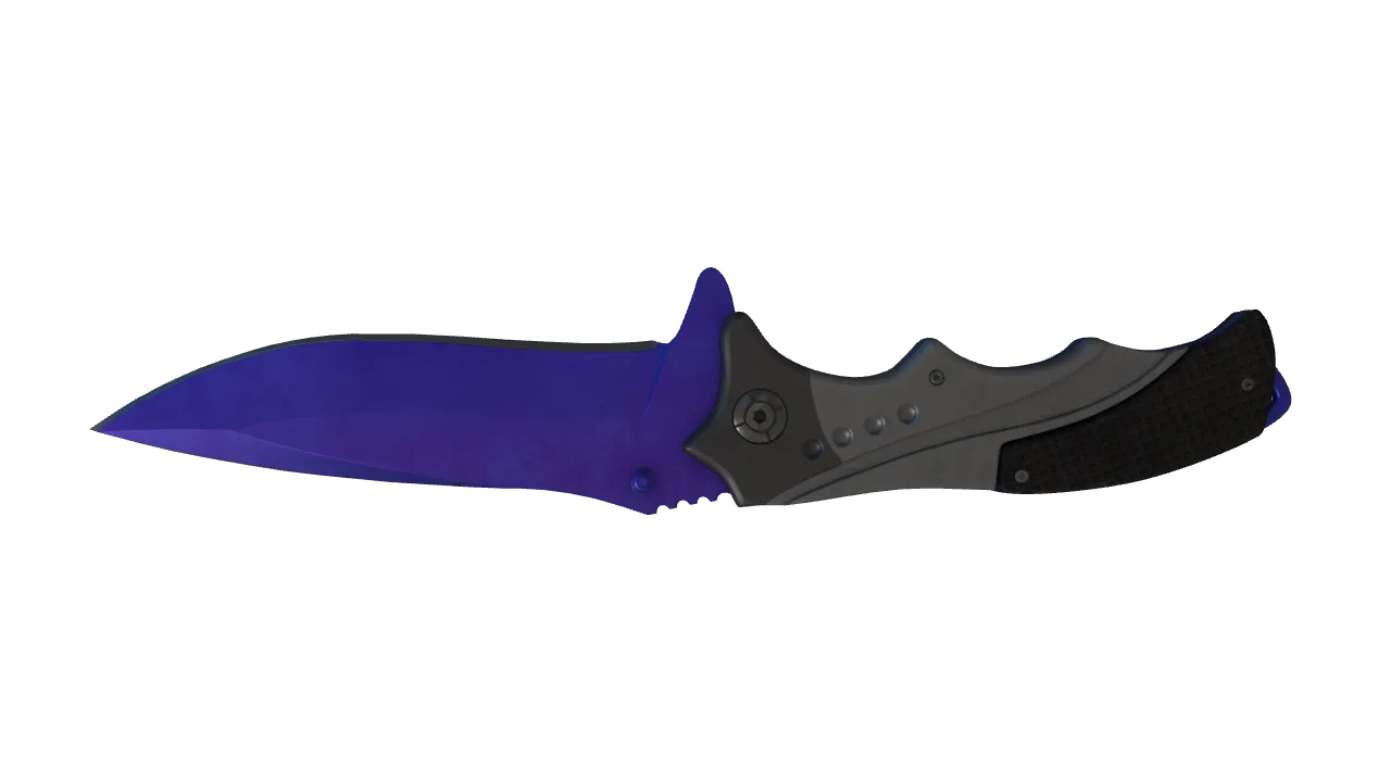 Nomad Knife | Doppler (Sapphire) seed #208, back