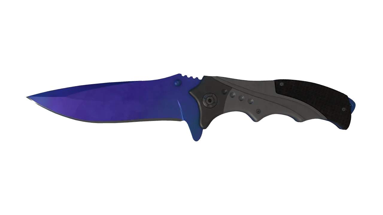 Nomad Knife | Doppler (Sapphire) seed #211, front