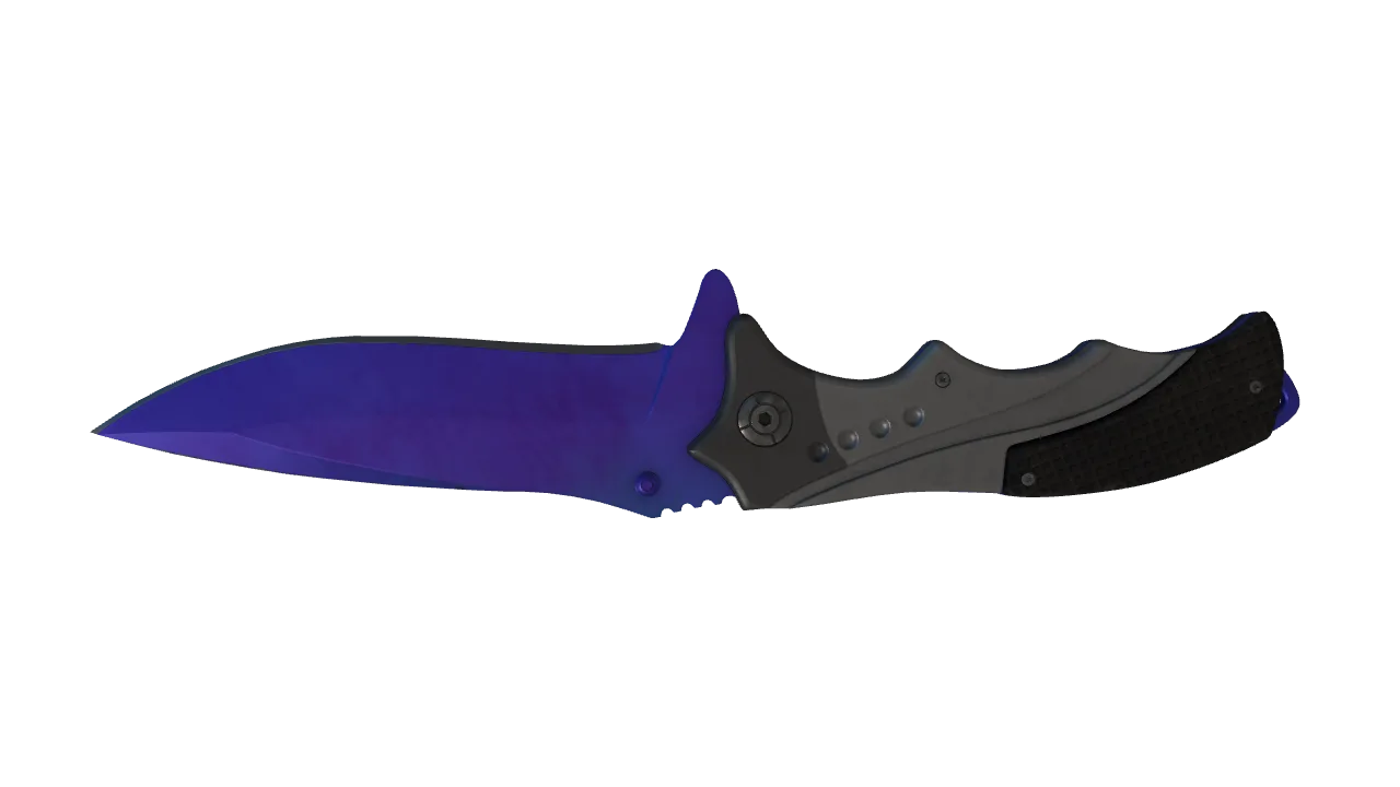 Nomad Knife | Doppler (Sapphire) seed #221, back