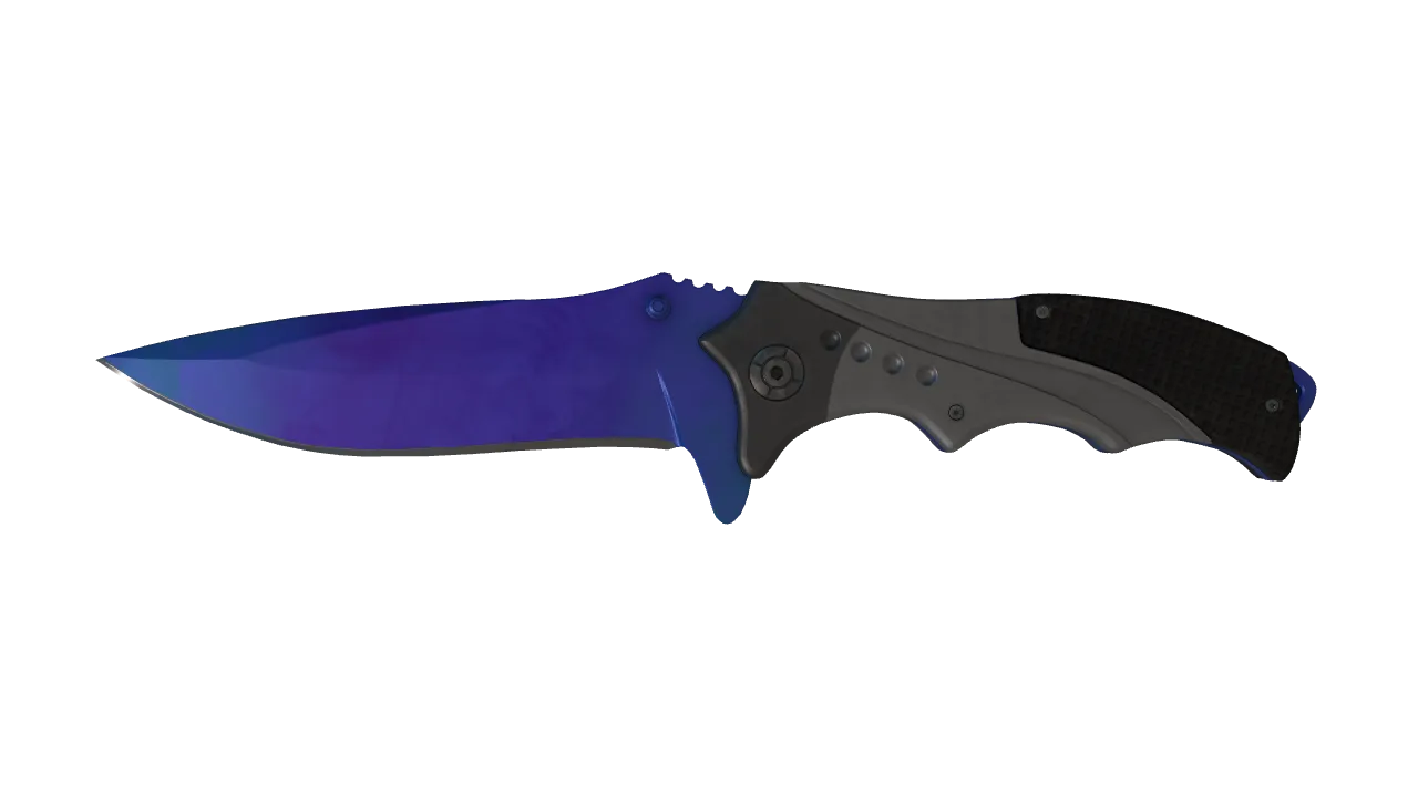 Nomad Knife | Doppler (Sapphire) seed #227, front
