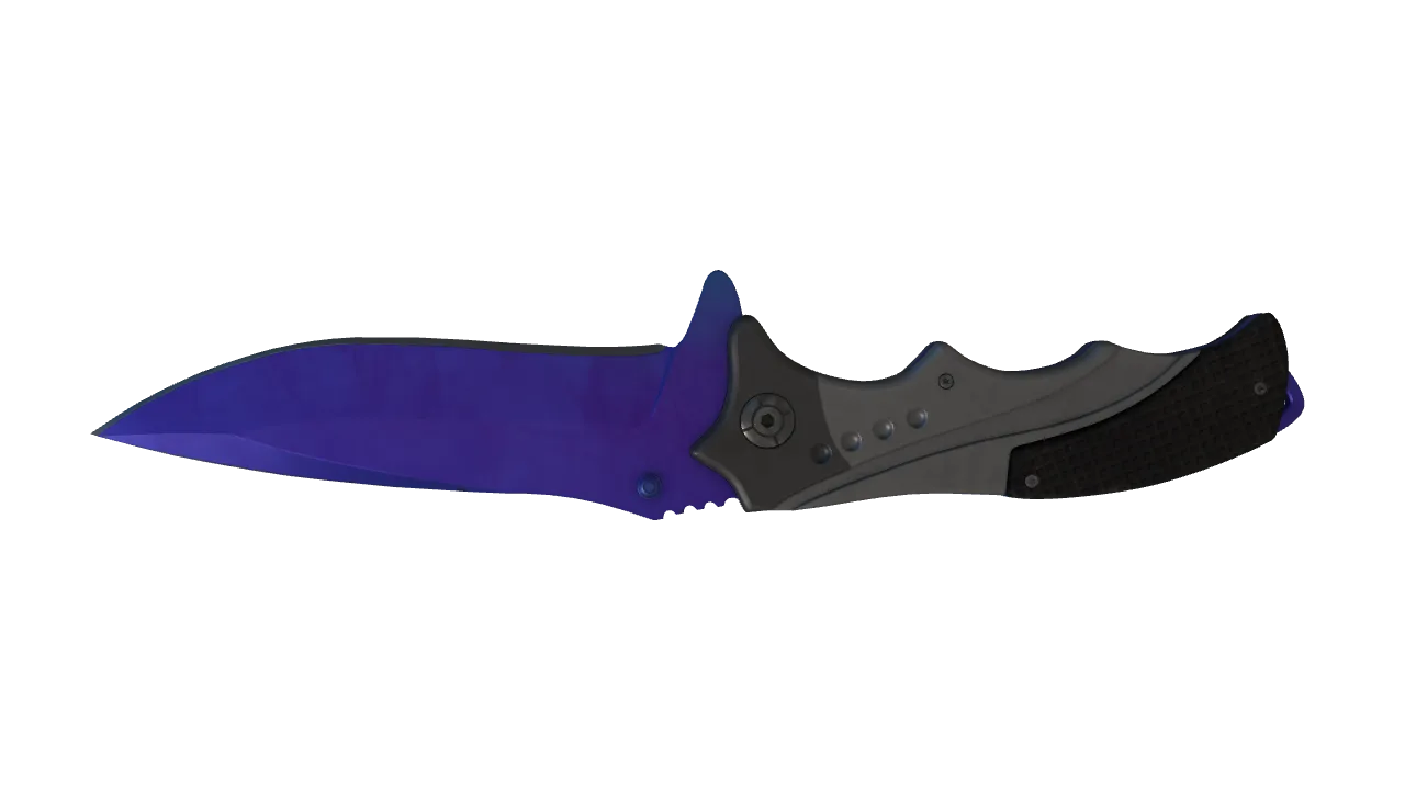 Nomad Knife | Doppler (Sapphire) seed #241, back