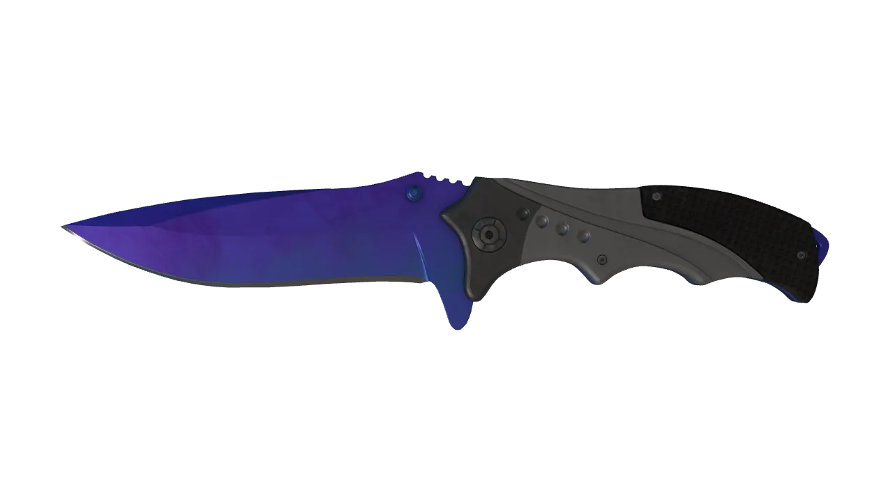 Nomad Knife | Doppler (Sapphire) seed #242, front