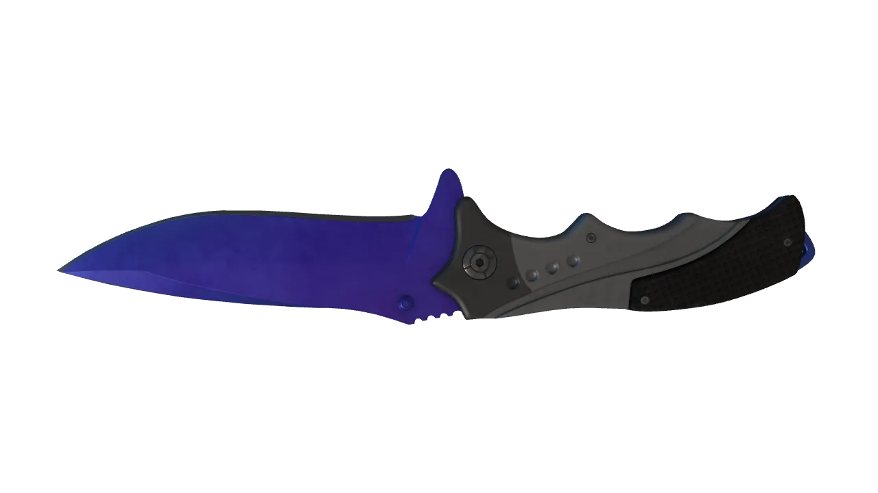 Nomad Knife | Doppler (Sapphire) seed #244, back
