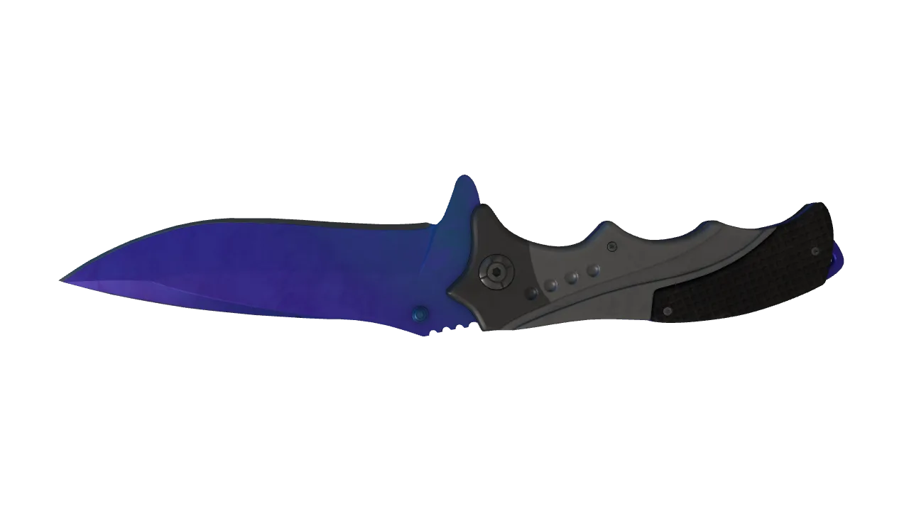 Nomad Knife | Doppler (Sapphire) seed #257, back