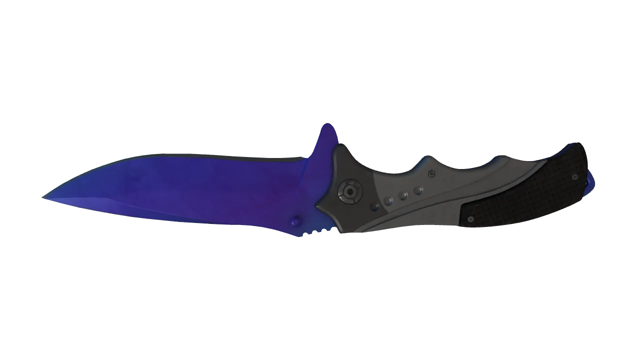 Nomad Knife | Doppler (Sapphire) seed #265, back