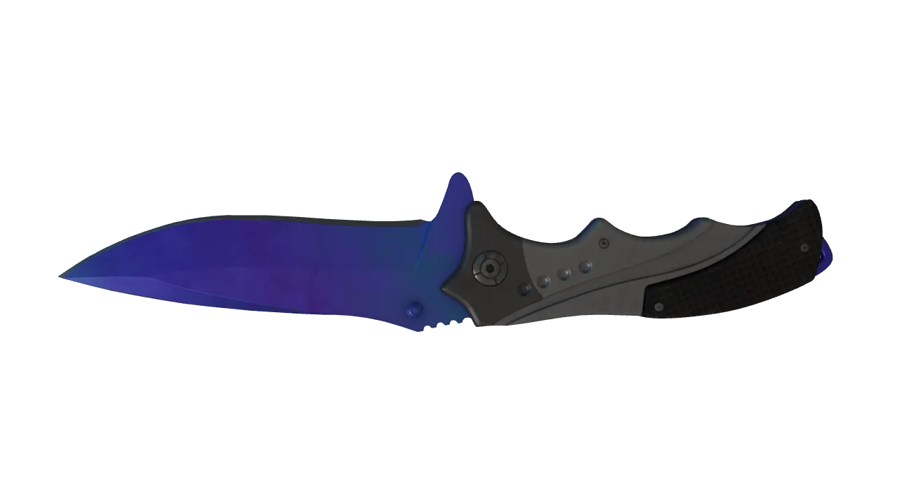 Nomad Knife | Doppler (Sapphire) seed #27, back