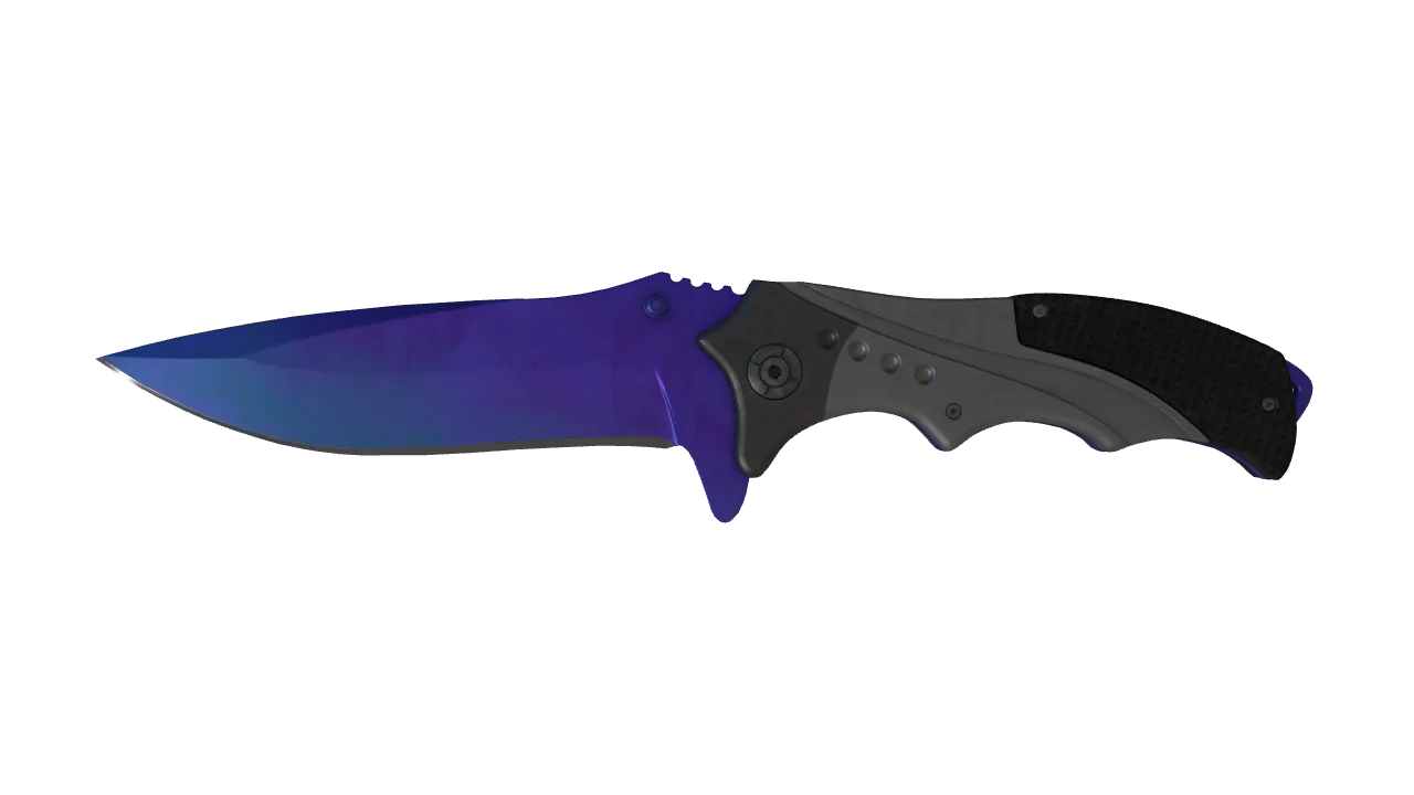 Nomad Knife | Doppler (Sapphire) seed #40, front