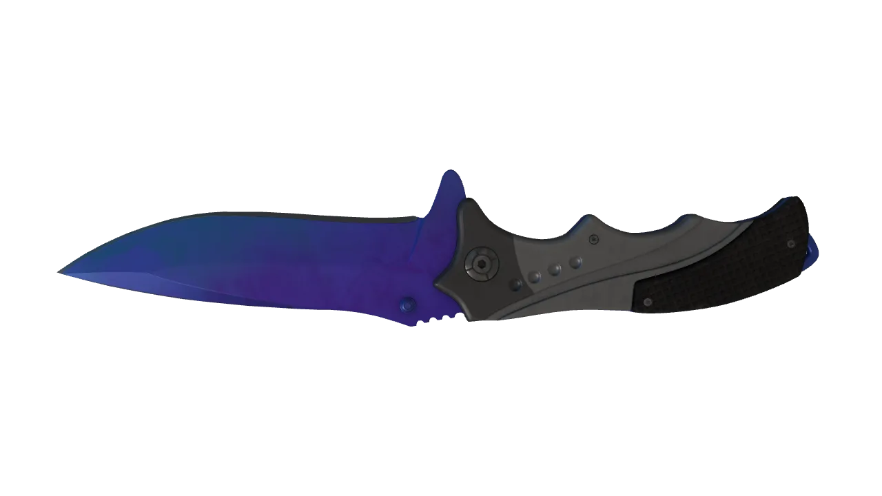 Nomad Knife | Doppler (Sapphire) seed #46, back