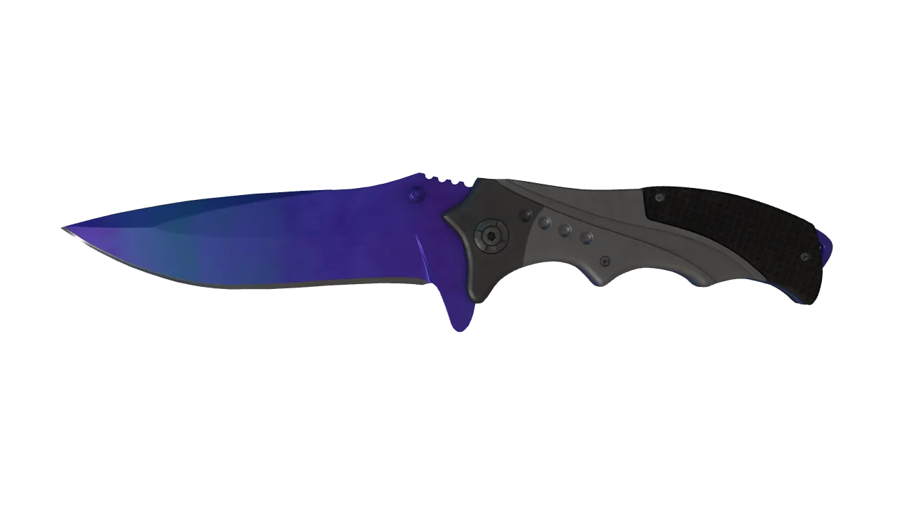 Nomad Knife | Doppler (Sapphire) seed #54, front