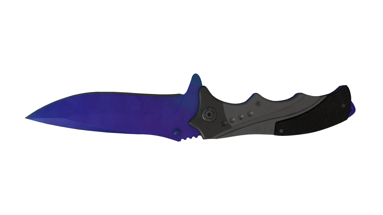 Nomad Knife | Doppler (Sapphire) seed #58, back