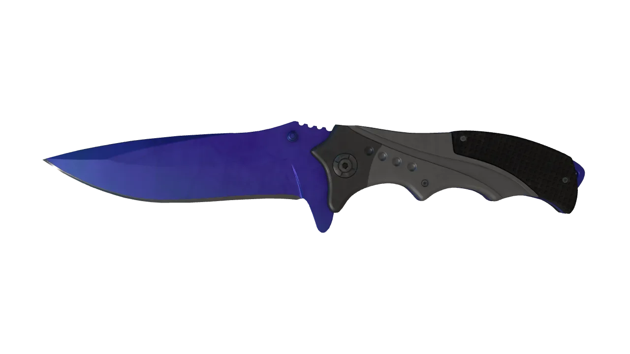 Nomad Knife | Doppler (Sapphire) seed #58, front