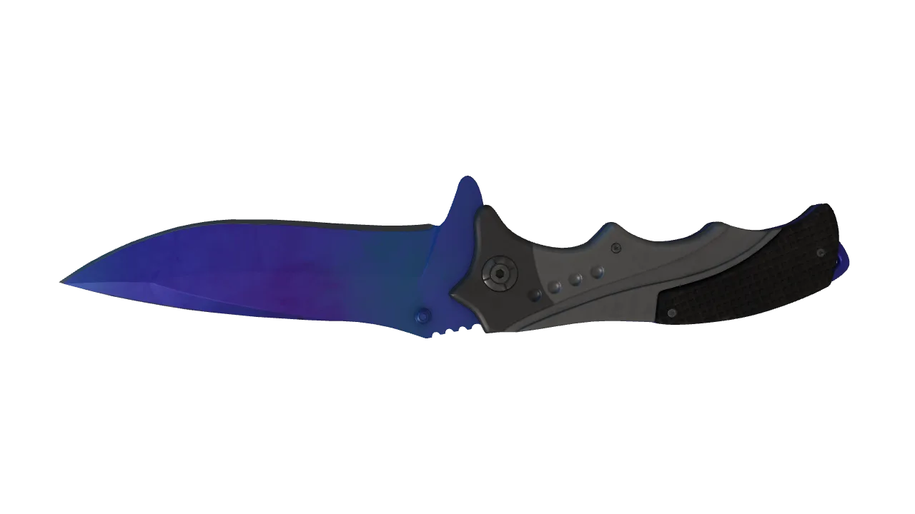 Nomad Knife | Doppler (Sapphire) seed #62, back