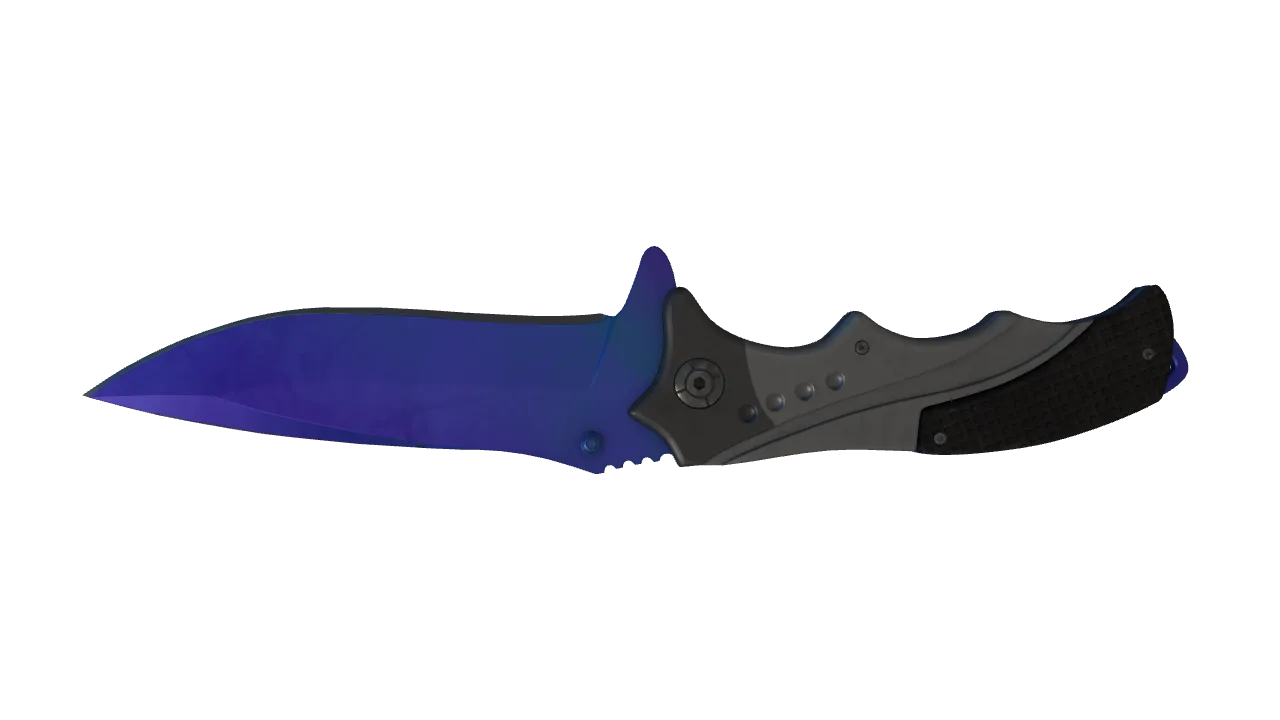 Nomad Knife | Doppler (Sapphire) seed #74, back