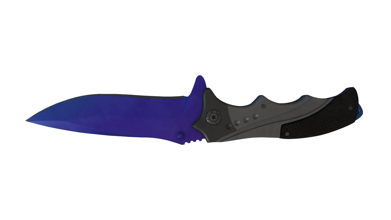 Nomad Knife | Doppler (Sapphire) seed #75, back