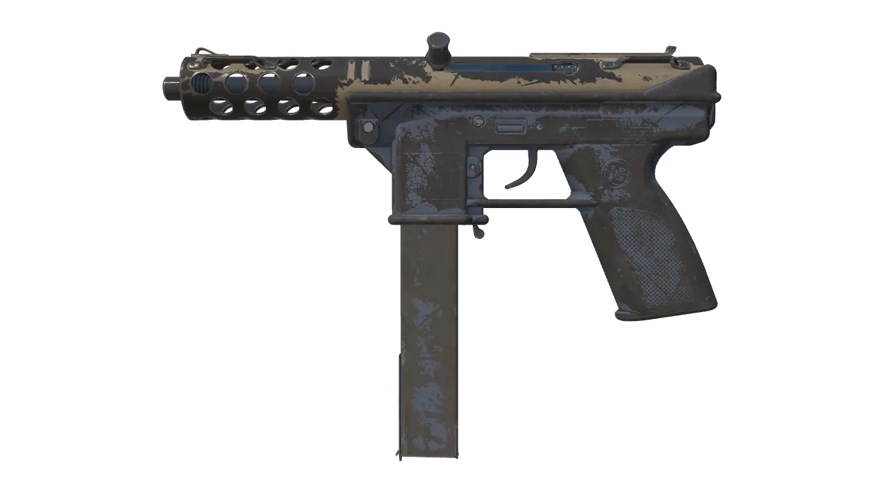 Souvenir Tec-9 | Tornado (Battle-Scarred) — Dust II light, front