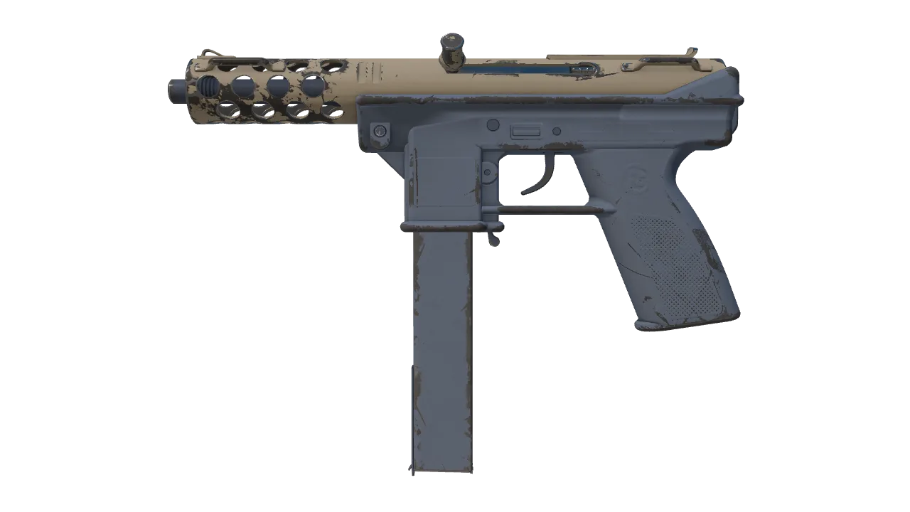 Souvenir Tec-9 | Tornado (Field-Tested) — Dust II light, front