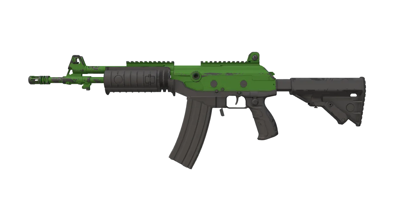 Galil AR | Green Apple (Field-Tested) — Dust II light, front