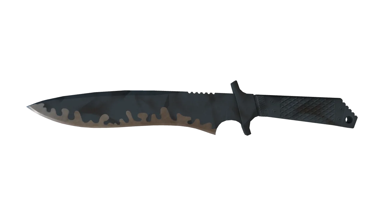 ★ Classic Knife | Night Stripe (Field-Tested) — Dust II light, front