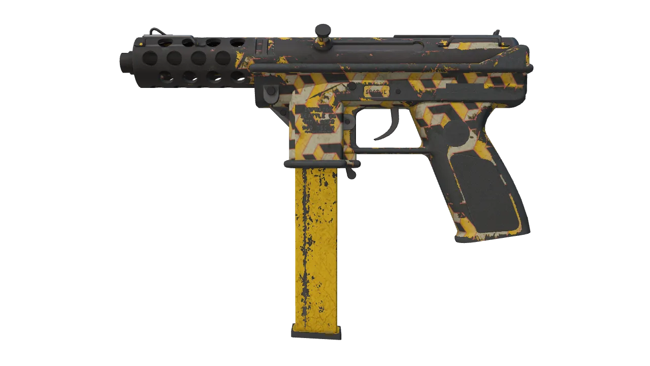Tec-9 | Terrace (Battle-Scarred) — Dust II light, front