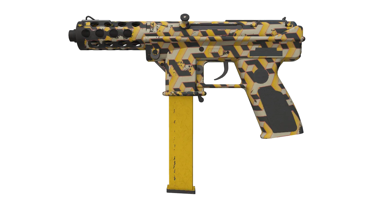 Tec-9 | Terrace (Field-Tested) — Dust II light, front