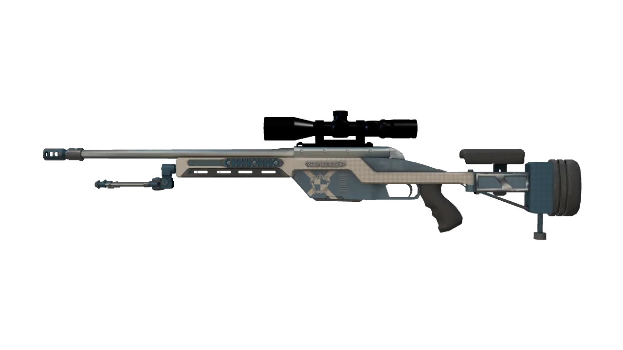 SSG 08 | Hand Brake (Field-Tested) — Dust II light, front