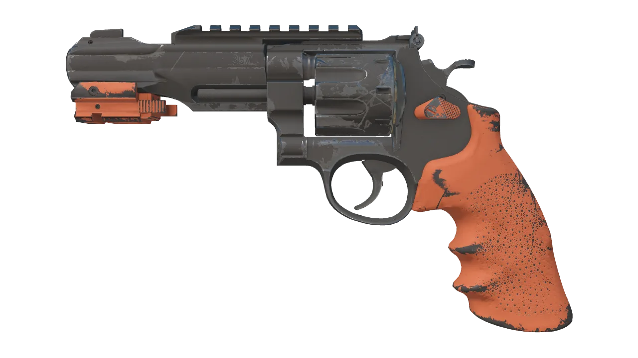 R8 Revolver | Nitro (Field-Tested) — Dust II light, front