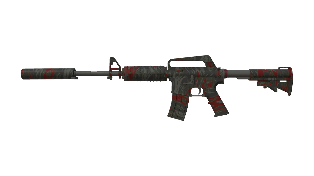 M4A1-S | Blood Tiger (Factory New) — Dust II light, front