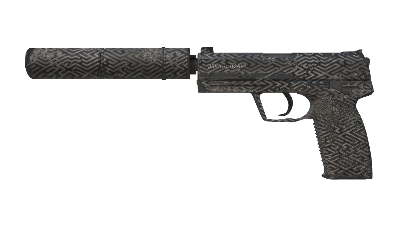 USP-S | Pathfinder (Field-Tested) — Dust II light, front