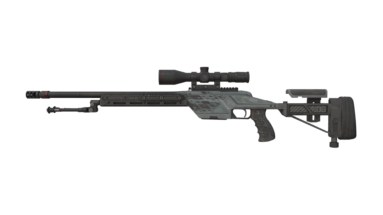 SSG 08 | Dezastre (Battle-Scarred) — Dust II light, front